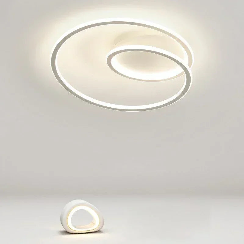 lustre moderne à leds pour décoration intérieure élégante - vue 6 sur 8