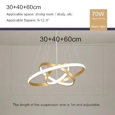 lustre moderne nordique avec télécommande et design épuré - vue 13 sur 30