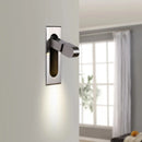 3W Embedded LED Wall Lamp 350 Rotation Adjustable Bedside Hotel Headboard Reading Light Bedroom Foldable Decor Sconce AC85-265V
