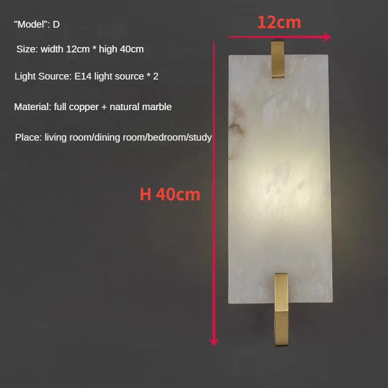 applique murale led en cuivre design créatif et personnalisable - vue 10 sur 11