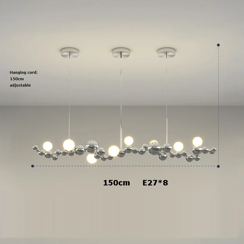 suspension artistique à led à intensité variable pour décoration intérieure - vue 9 sur 16