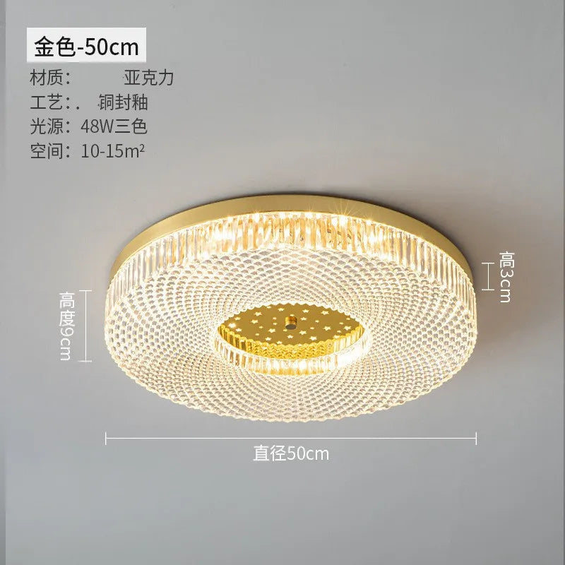 plafonnier moderne à led design créatif en acrylique pour intérieur - vue 8 sur 10