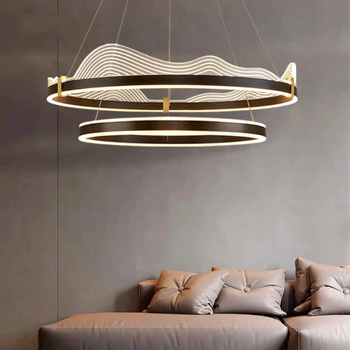 suspension moderne pour éclairage intérieur design élégant - vue 2 sur 17