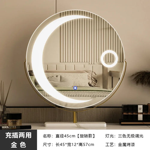 miroir led étoile moderne pour filles et cosmétiques luxe - vue 15 sur 14