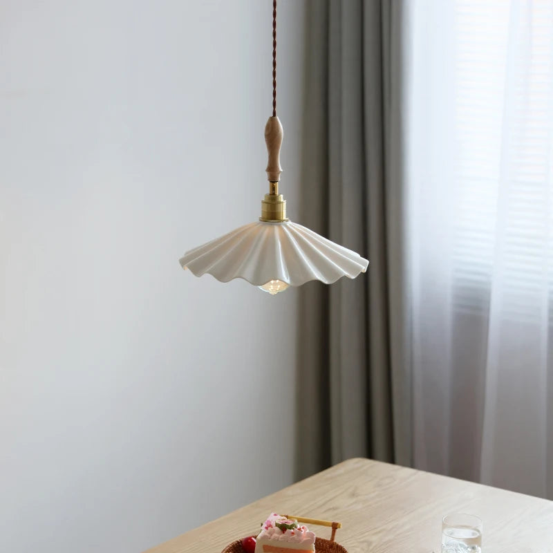 suspension LED en céramique conique design - vue 5 sur 29
