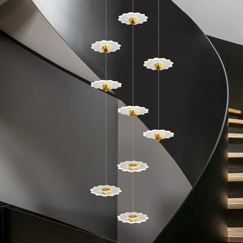 lustre moderne à led pour espaces intérieurs élégants et contemporains - vue 2 sur 26