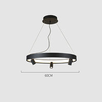 suspension LED en forme de cercle style nordique moderne