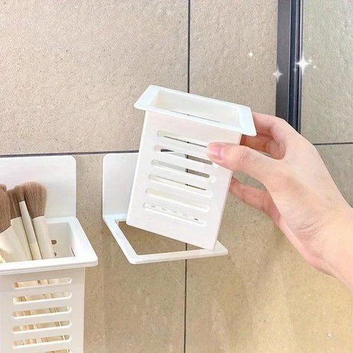 support mural auto-adhésif pour dentifrice et brosse à dents - vue 7 sur 6