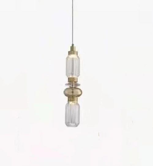 suspension design italienne en verre pour intérieur élégant - vue 10 sur 12