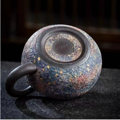 Théière xishi artisanale céramique style rétro chinois coffret - vue 7 sur 7