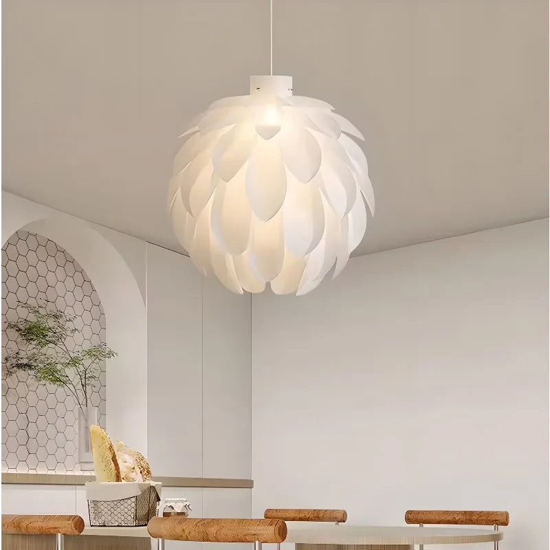 lustre en pvc design pomme de pin moderne pour décoration intérieure - vue 3 sur 7