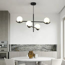 lustre design moderne en verre et métal luminaires suspendus