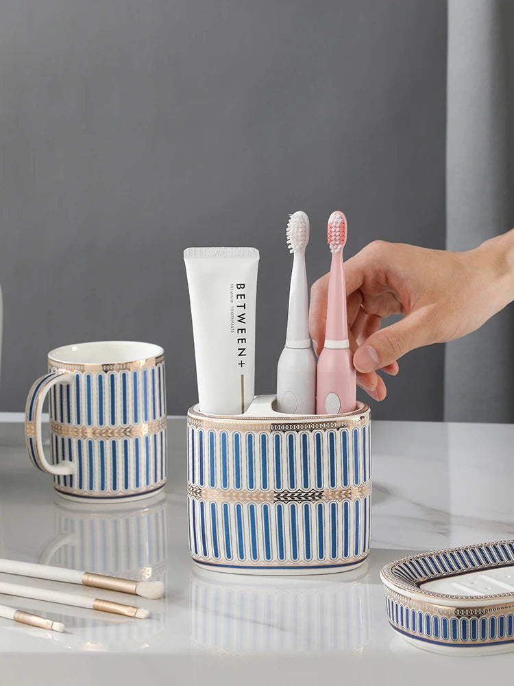 ensemble daccessoires nordiques pour salle de bain pratique et élégant - vue 2 sur 10