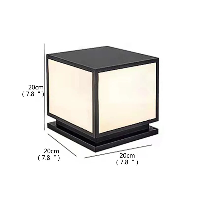 lampadaire d'extérieur vintage étanche moderne pour jardin et terrasse - vue 11 sur 14