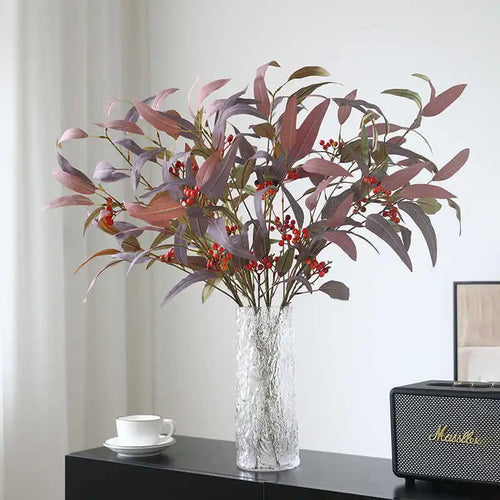 simulation d'eucalyptus à longues branches décoration florale pour toutes occasions - vue 2 sur 8