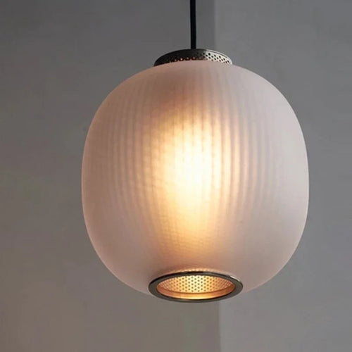 suspension moderne en verre ronde pour espaces divers - vue 2 sur 8