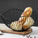 corbeille à fruits en métal pour rangement et décorations variées