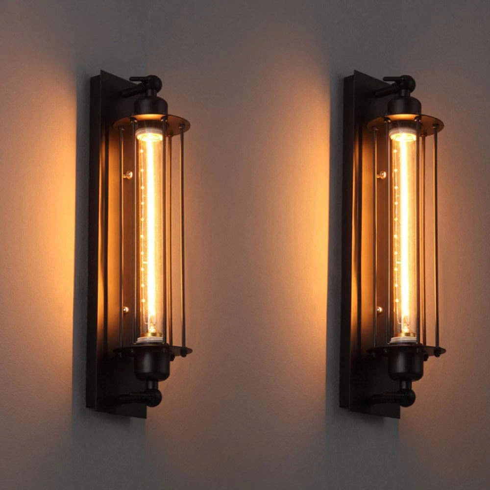 applique murale industrielle vintage pour décoration de bar café