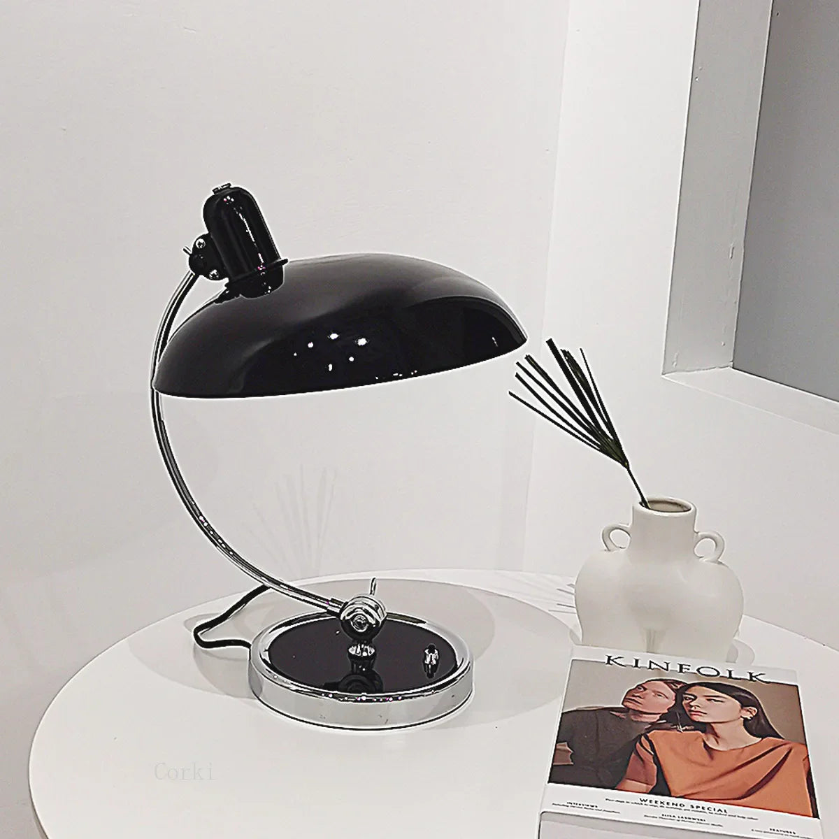 lampe de bureau design danois rétro bras pivotant flexible - vue 9 sur 9