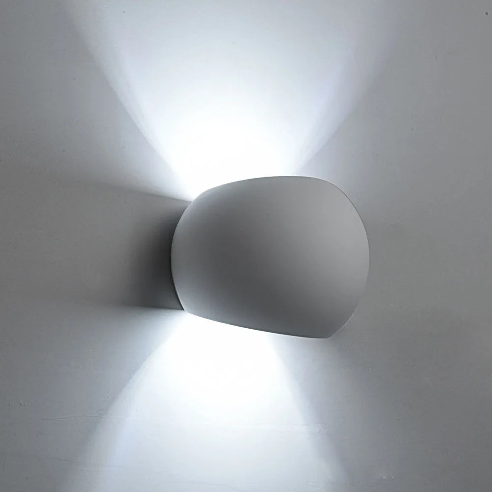 Lampe de applique murale LED moderne G9 5W applique murale en gypse appliques intérieure chevet chambre salon décor éclairage maison cuisine éclairage - vue 8 sur 8