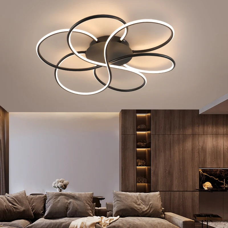 lustre moderne design pour éclairage décoratif intérieur - vue 3 sur 10