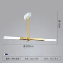 lustre led créatif en forme de u pour éclairage moderne