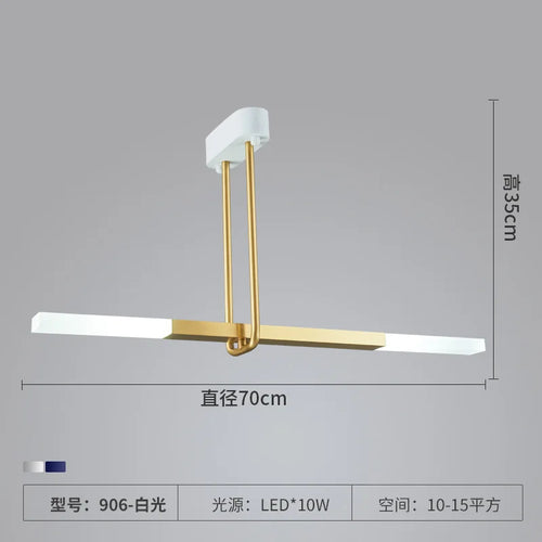 lustre led créatif en forme de u pour éclairage moderne - vue 11 sur 10