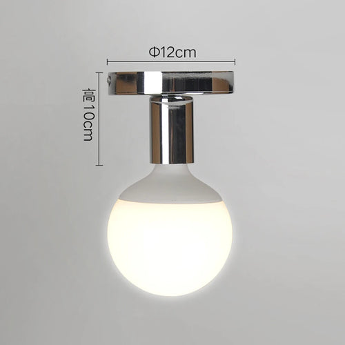 plafonnier led moderne style industriel rétro pour décoration intérieure - vue 10 sur 14