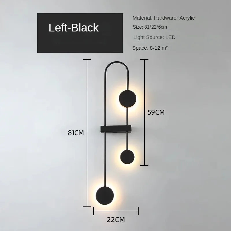 applique murale minimaliste nordique pour intérieur créatif et moderne