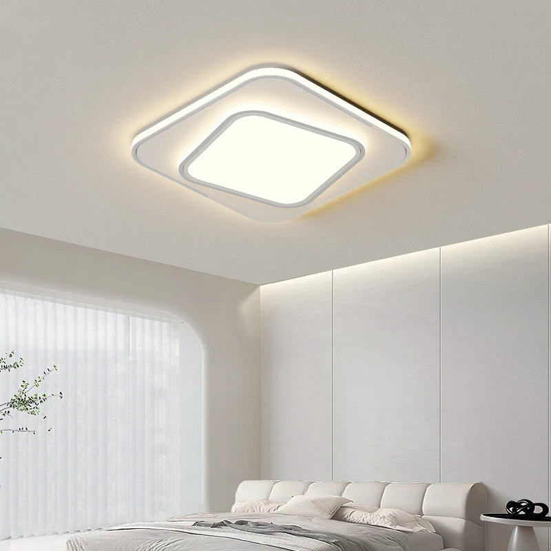 plafonnier double couche moderne pour un éclairage élégant à la maison - vue 3 sur 14