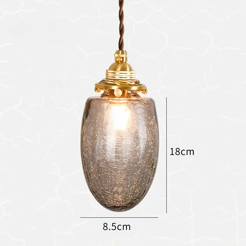 suspension laiton verre salle manger bar - vue 9 sur 9