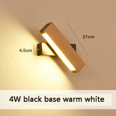 Moderne rotatif applique murale LED lumière salon chambre Foyer Restaurant applique éclairage porche étude lecture couloir décor applique murale 6pa - vue 8 sur 22