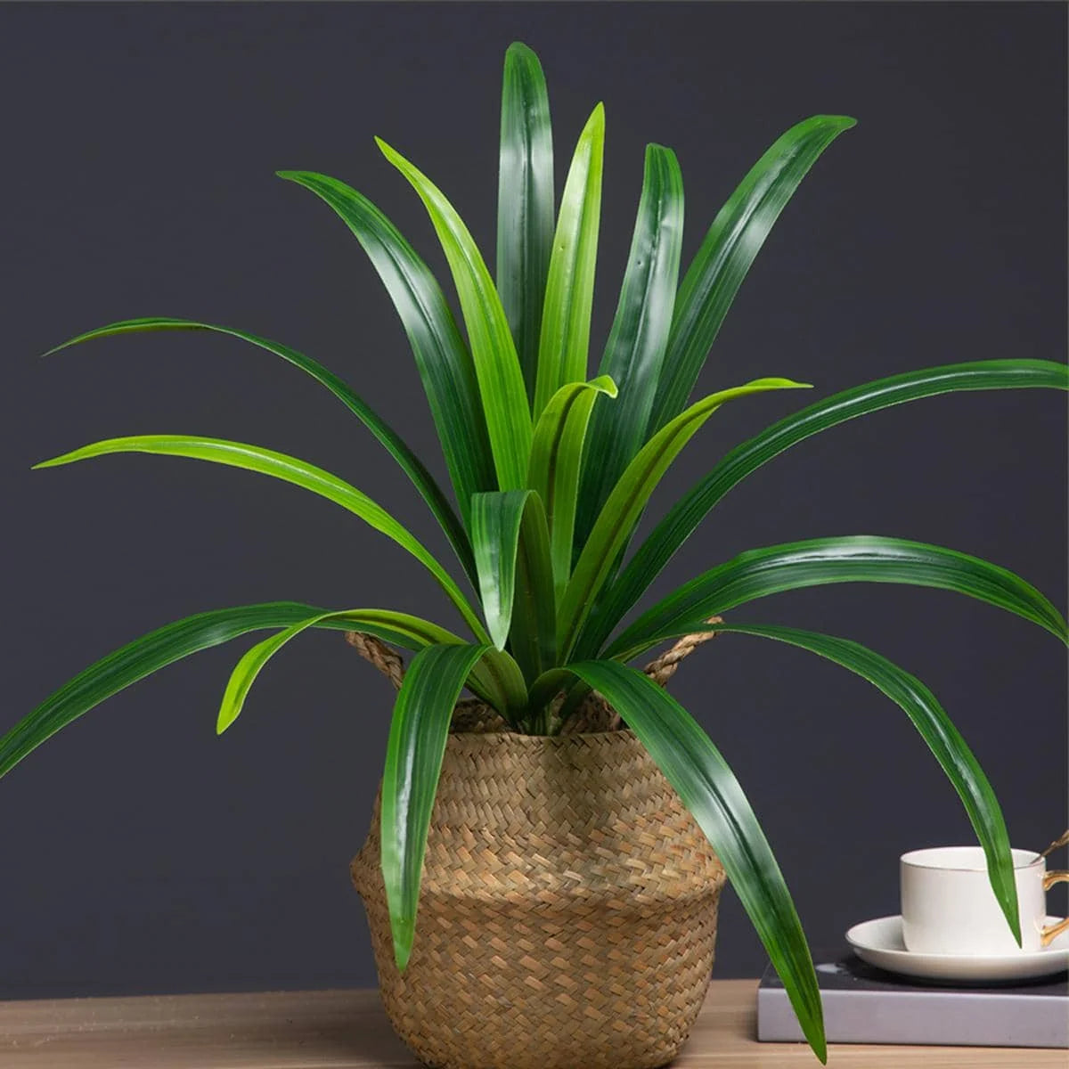 plantes artificielles de magnolia et feuilles tropicales pour décoration - vue 3 sur 9