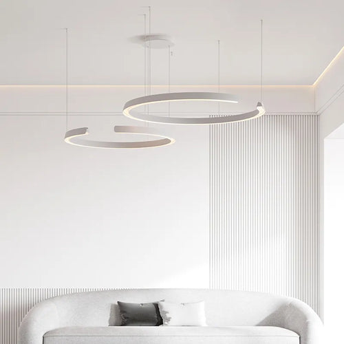 Suspension circulaire simple et moderne - vue 3 sur 19