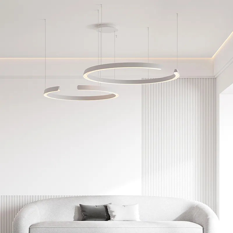 Suspension circulaire simple et moderne - vue 3 sur 19