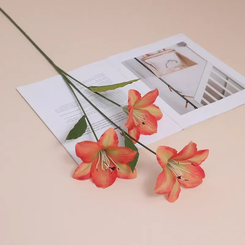 fleurs en soie lys décoratif pour intérieur et extérieur - vue 9 sur 15
