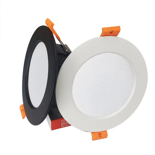 220V round embedded LED downlight, bedroom, indoor living room ceiling lighting, home decoration 3W/5W/7W/12W/15W/18W/24W - vue 6 sur 6