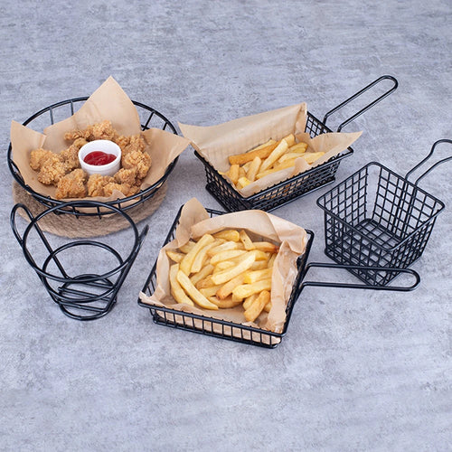 panier à frites en acier inoxydable pour aliments frits - vue 6 sur 14