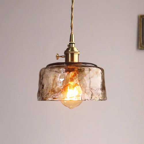 suspension moderne en verre avec led pour décoration intérieure - vue 3 sur 20