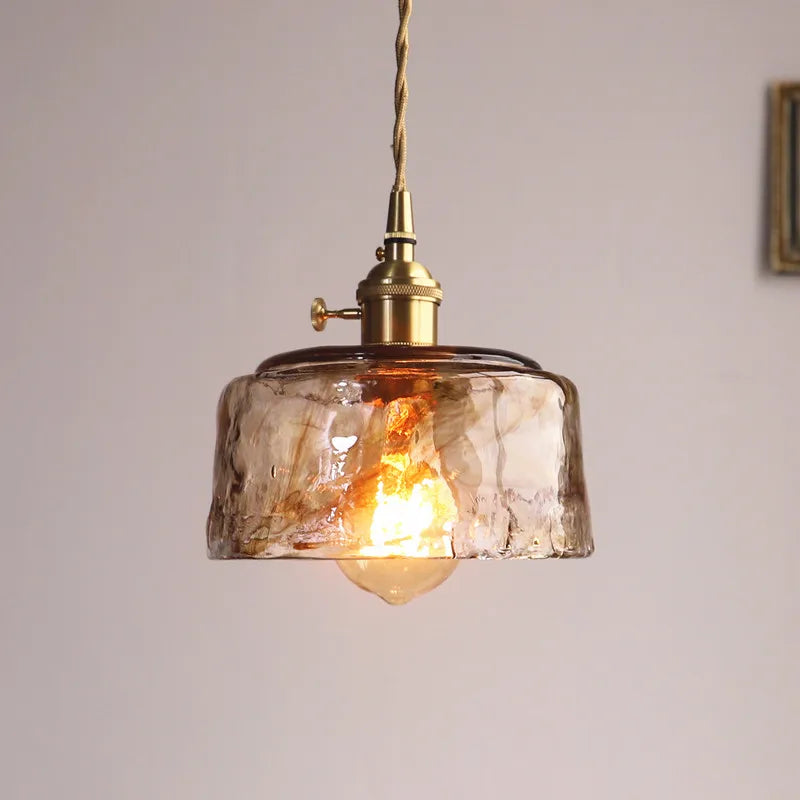 suspension moderne en verre avec led pour décoration intérieure - vue 3 sur 20