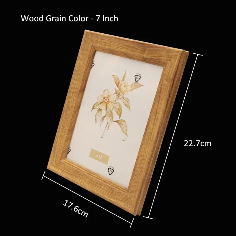 cadre photo rétro en plastique pour décoration murale et de table - vue 10 sur 20