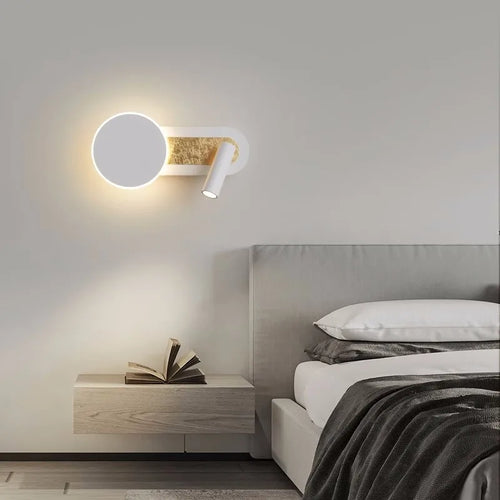 Applique murale led moderne pour hôtel avec interrupteur - vue 3 sur 8