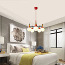 suspension en verre blanc pour divers espaces