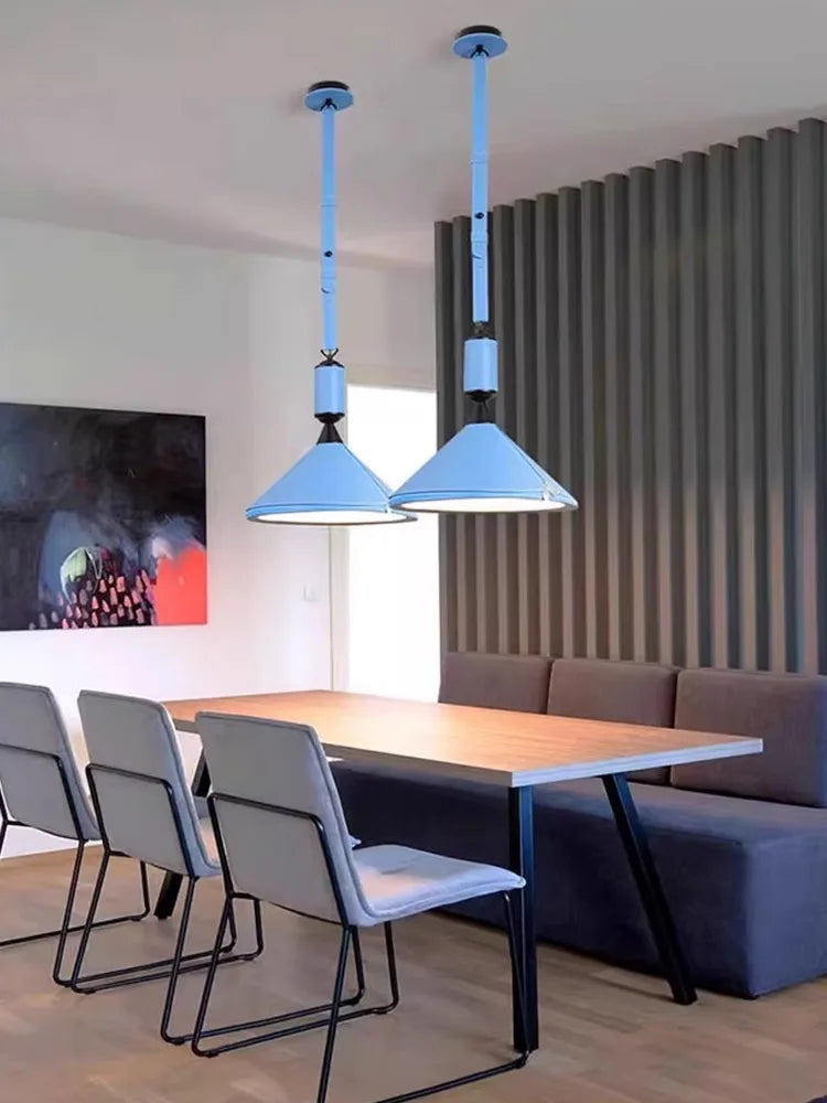 suspension minimaliste moderne en cuir de luxe - vue 6 sur 18