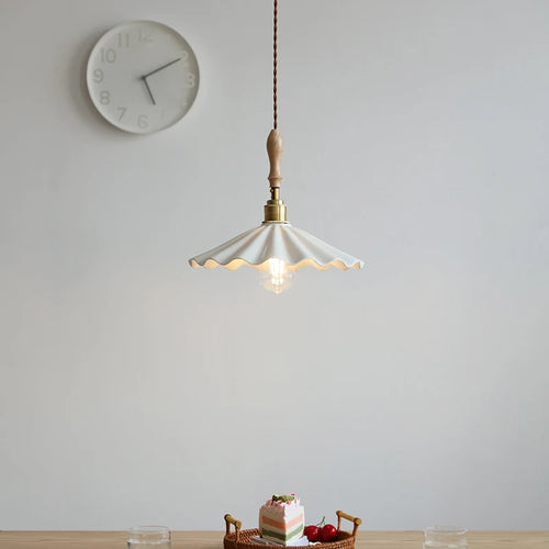 suspension LED en céramique conique design - vue 7 sur 29