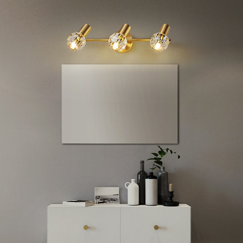 Applique murale LED en cristal luxury doré Altesse - vue 3 sur 6