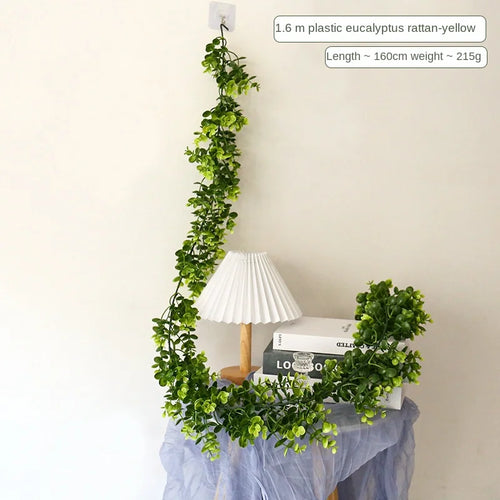 guirlande eucalyptus artificielle pour décoration de mariage et jardin - vue 15 sur 14