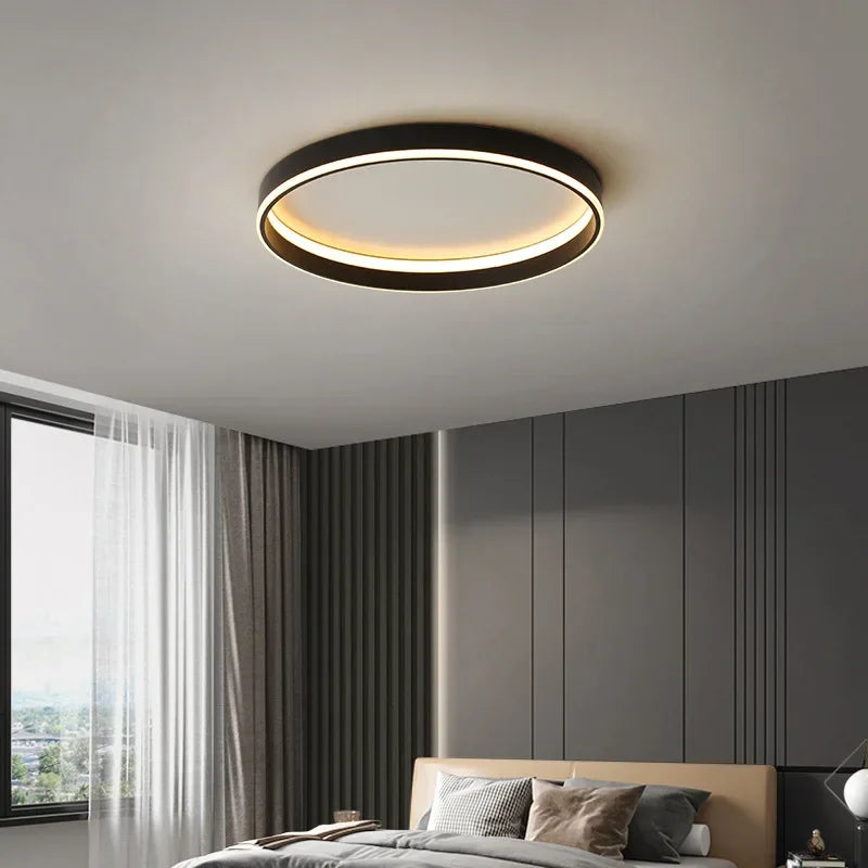 Plafonnier led ronde nordique pour intérieur - vue 4 sur 12
