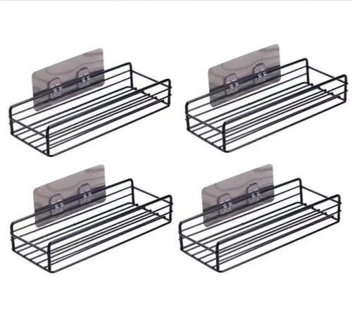 etagère en fer forgé style japonais support de rangement mural - vue 12 sur 19