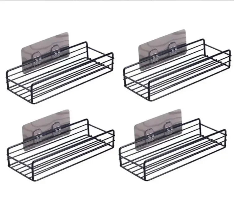 etagère en fer forgé style japonais support de rangement mural - vue 12 sur 19